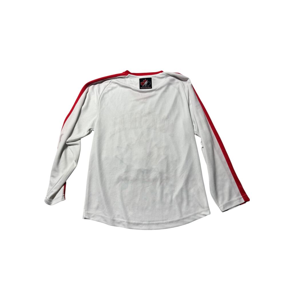 VTG Sogo Team Canada Ice Hockey Jersey Men's L White Red Original Embroidered - Picture 3 of 14